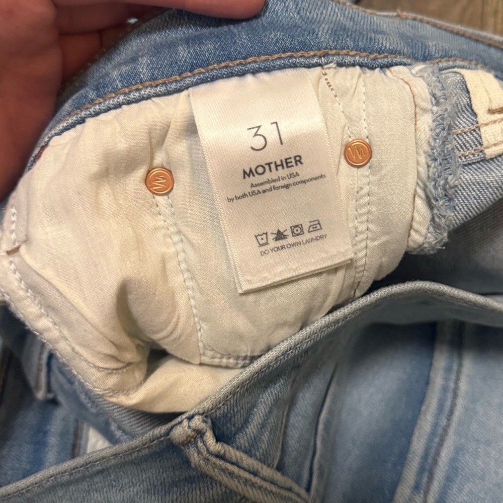 MOTHER denim the weekend fray sz 31 - Picture 8 of 12